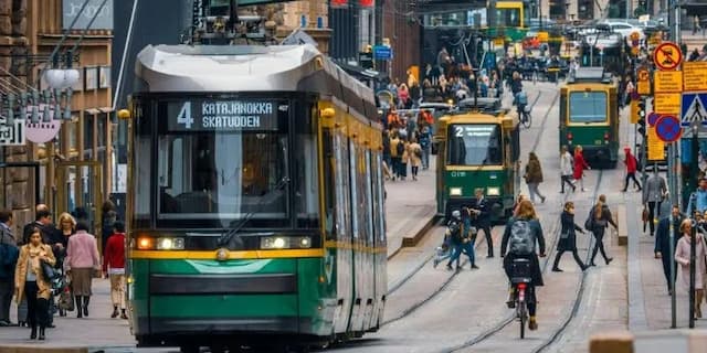 Tram Line, Helsinki, Finland