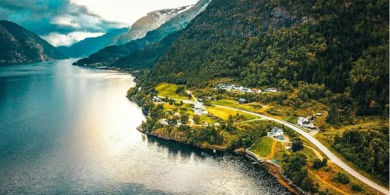 The Beautiful Norwegian fjords