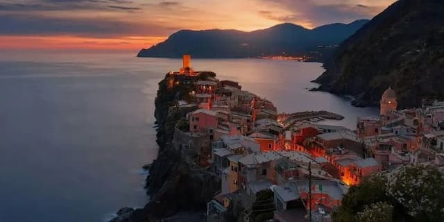 The Beautiful Ligurian Riviera, Italy