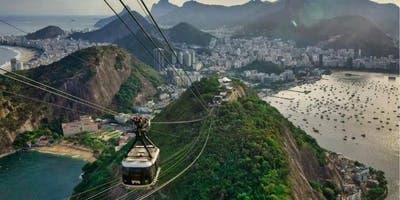 Sugarloaf Mountain in Rio de Janeiro, Brazil, a popular attraction for Indians visiting Brazil. 